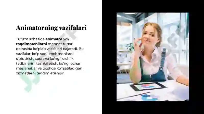 Turizmda animatorlik xizmati tushunchasi 3