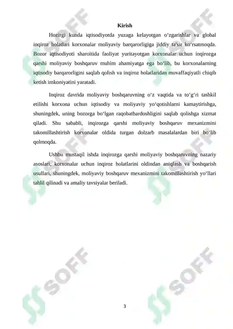 Inqirozga qarshi moliyaviy boshqaruv mexanizmini takomillashtirish 3