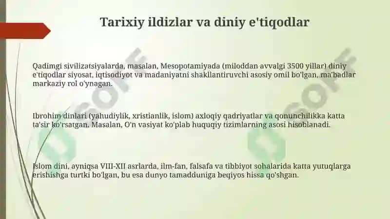 Ma'naviyatning ijtimoiy turmushning barcha sohalariga ta'siri 3