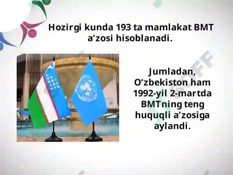 XXI asr boshida BMTning roli 3