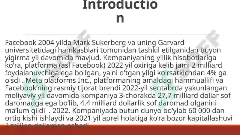 Facebook ning raqobat strategiyasi 3