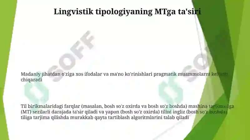 Mashina tarjimasining pragmatik va semantik muammolari 3