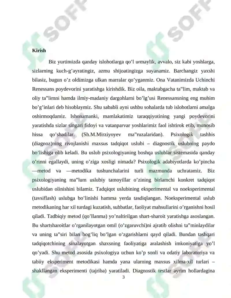 Psixodiagnostik metodikalar klassifikatsiyasi 3