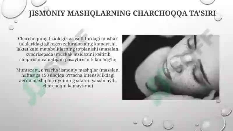 Charchoqlik va sog'lik 3