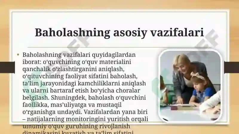 Ta’lim olganlik natijalarini tekshirish va baholash tamoyillari 3