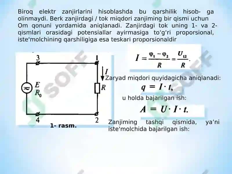 0‘ZGARMAS TOK ELEKTR ZANJIRLARI 3