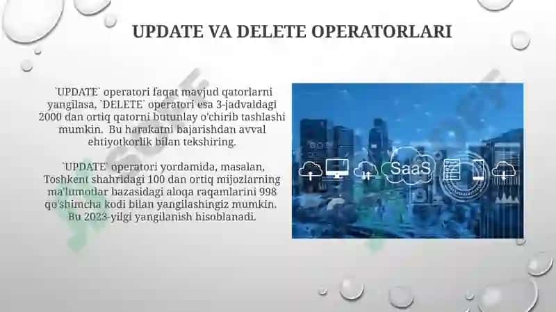 Relational ma'lumotlar bazalari (SQL) asosiy konseptlari 3