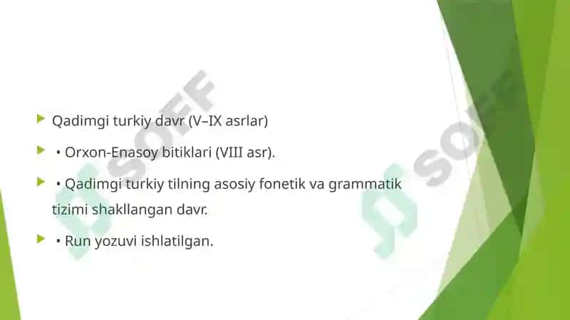 O‘zbek tilining taraqqiyot bosqichlari 3