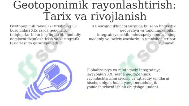 Geotoponimik rayonlashtirish masalalari 3