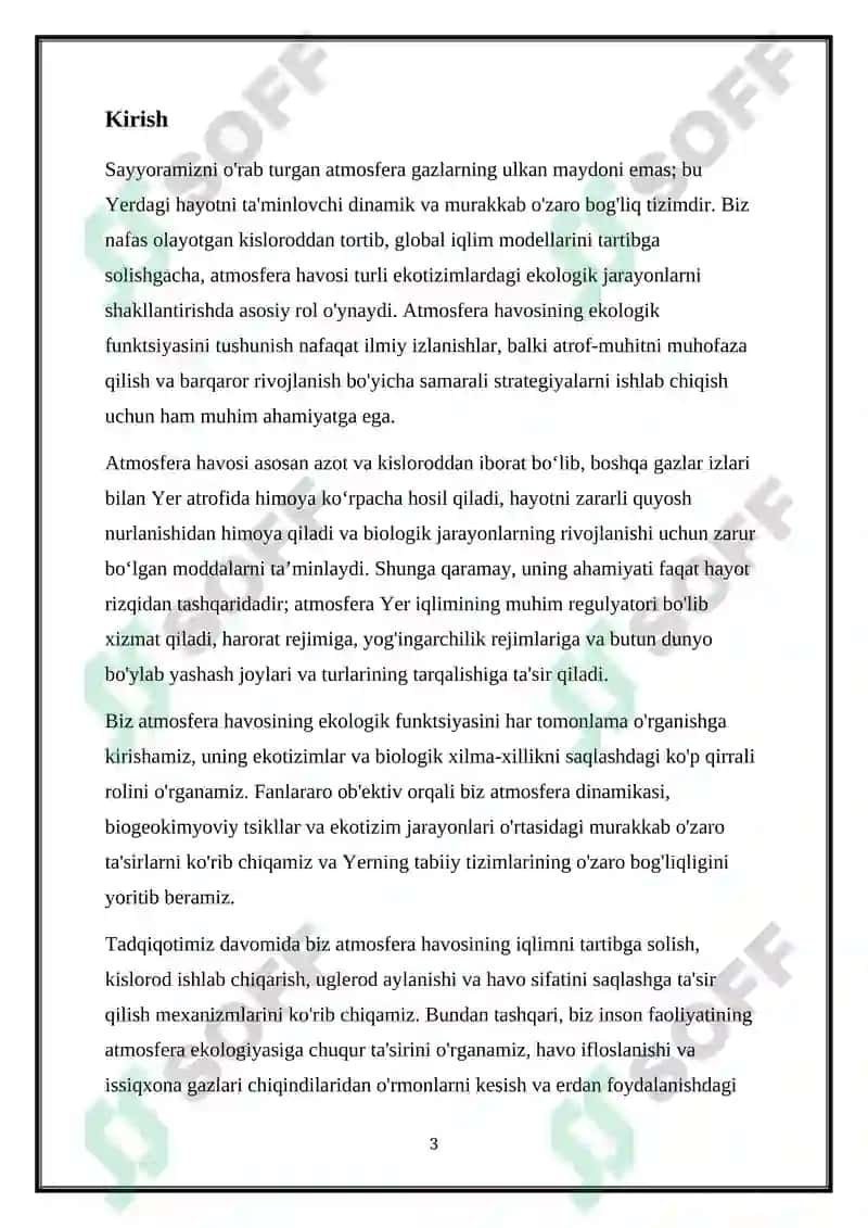 ATMOSFERA HAVOSINING EKOLOGIK FUNKSIYASI 3