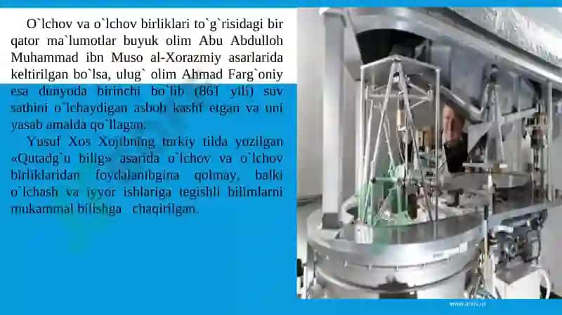 Metrologiya fanining tarixiy yuritilishi 3