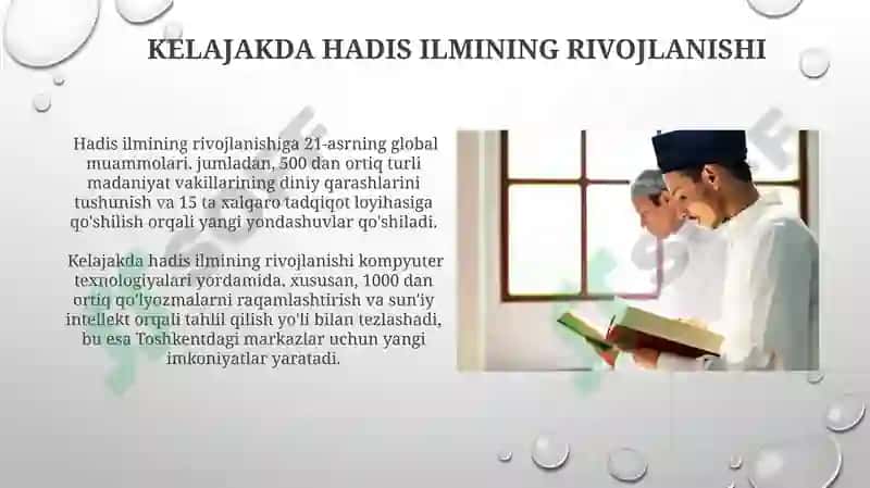 Hadis ilmi va uning tarbiyaviy ahamiyati 3