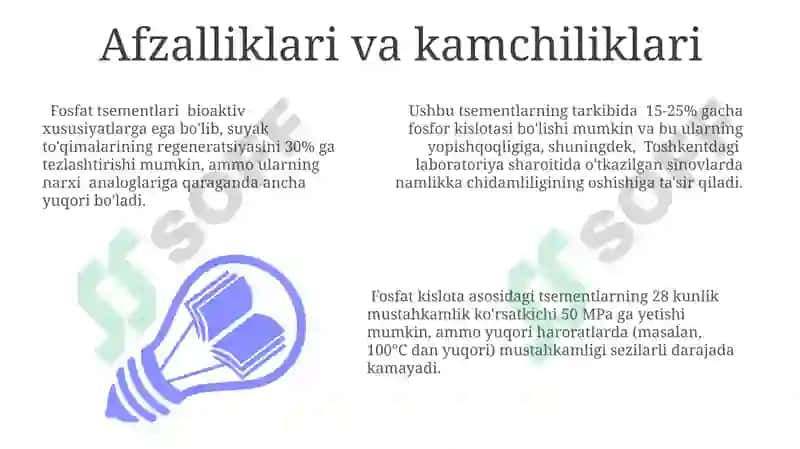 Fosfat kislota asosli sementlar 3