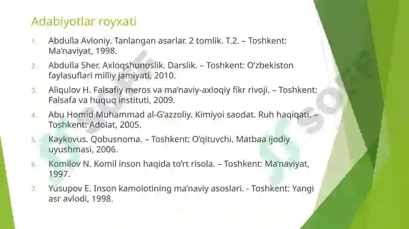 Kasbiy Madaniyat 3