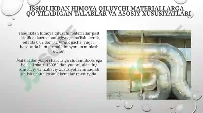 Issiqlikdan himoya qiluvchi materiallar 3