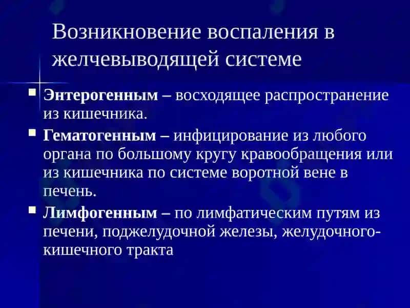 Холецистит, холангит, холицистохолангит 3