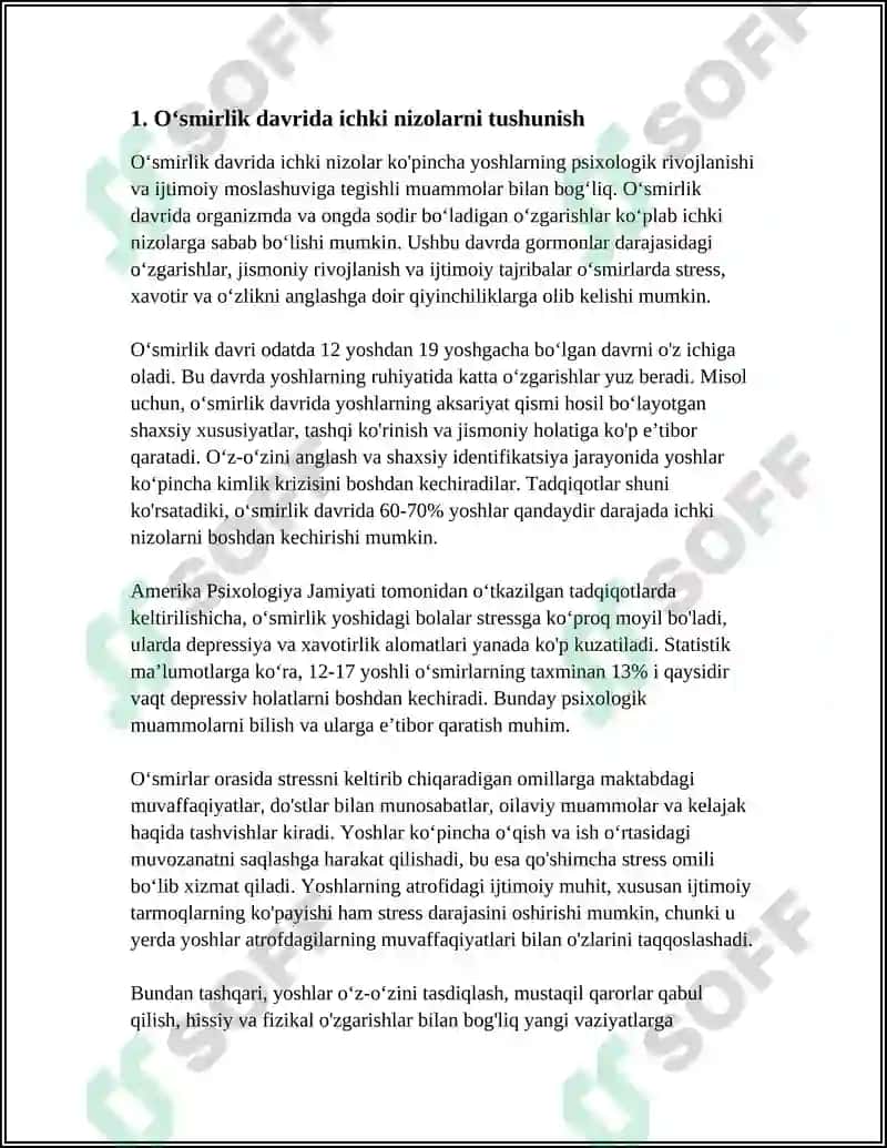 OʻSMIRLARDAGI ICHKI NIZOLAR VA ULARNI BARTARAF ETISH USULLARI 3