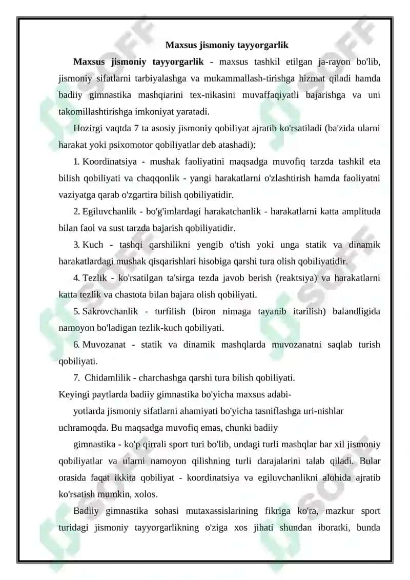 Jismoniy tayyorgarlik 3