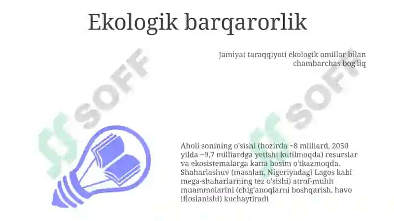 Ekologik barqarorlik 3