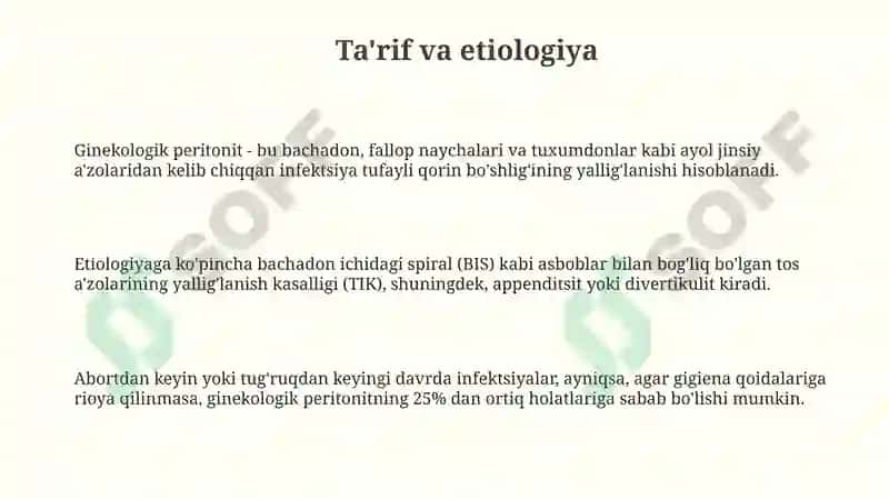 Ginekologik Peritonit 3
