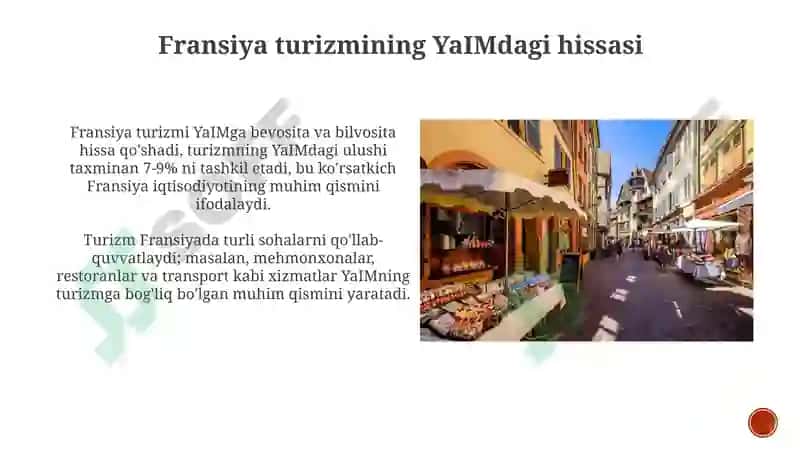 Fransiyaning turizmi va iqtisodiyoti 3