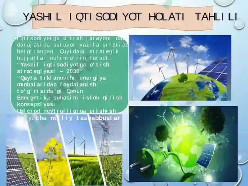 Yashil iqtisodiyot modeli 3