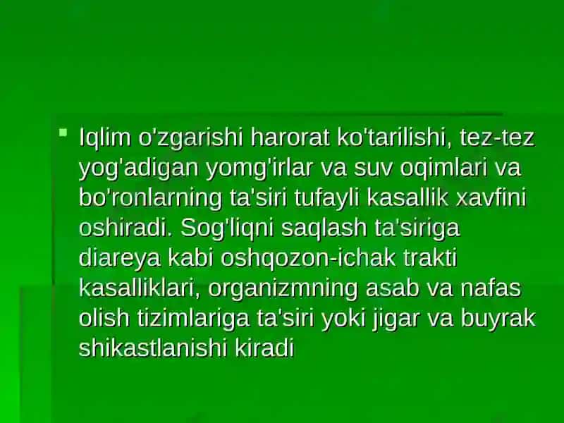 Ekologik omillar va organizmlarga ta'sir 3