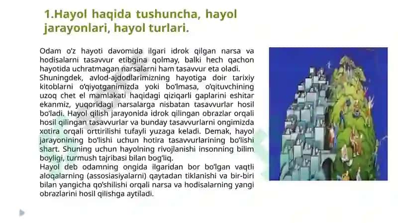 Hayol haqida tushuncha 3