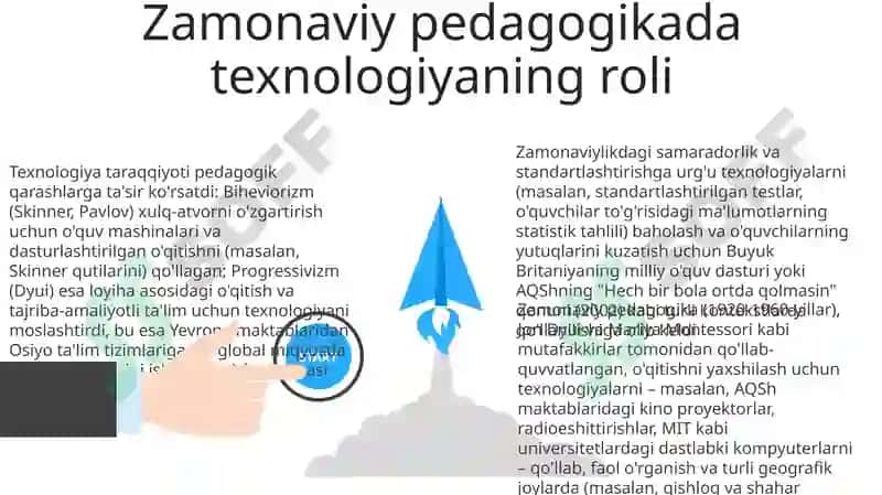 Zamonaviy pedagogikada texnologiyaning roli 3