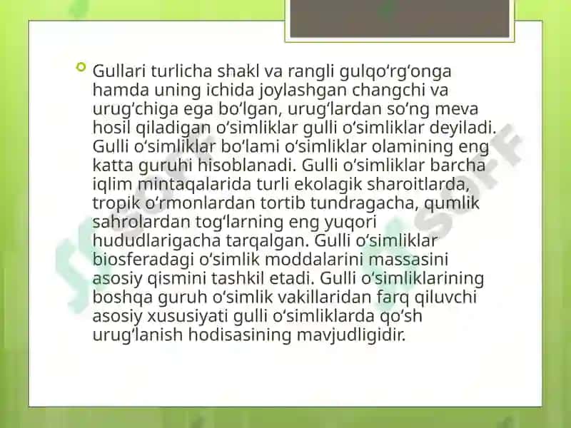 Gulli O'simliklar 3