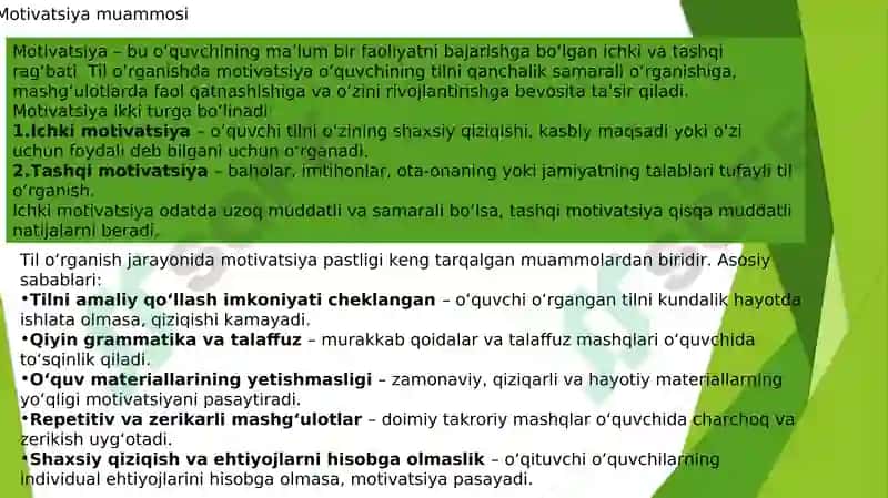 TILLARNI O‘RGANISH METODIKASI MUAMMOLARI 3