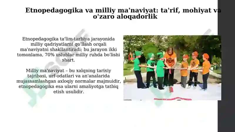 Etnopedagogika va Milliy ma'naviyat 3