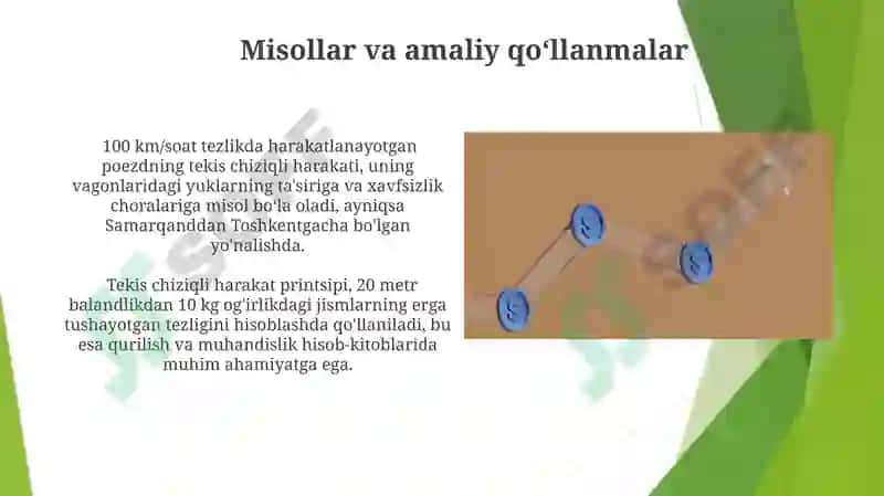 Qattiq jismning tekis parallel harakati 3