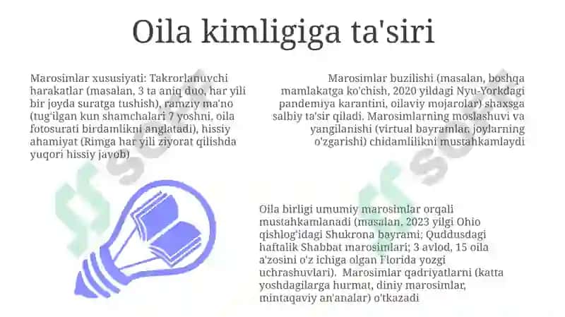 Oilaviy Maishiy Marosimlar 3