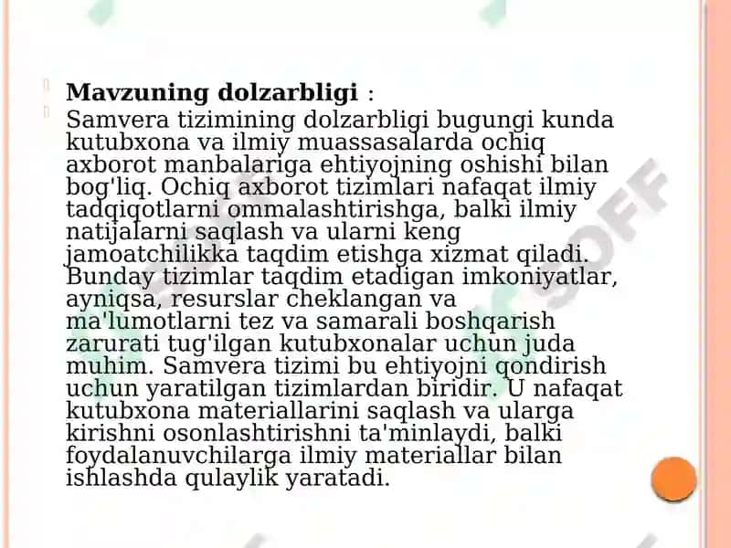 "Samveraochiqaxborotkutubxonalartizimi" 3