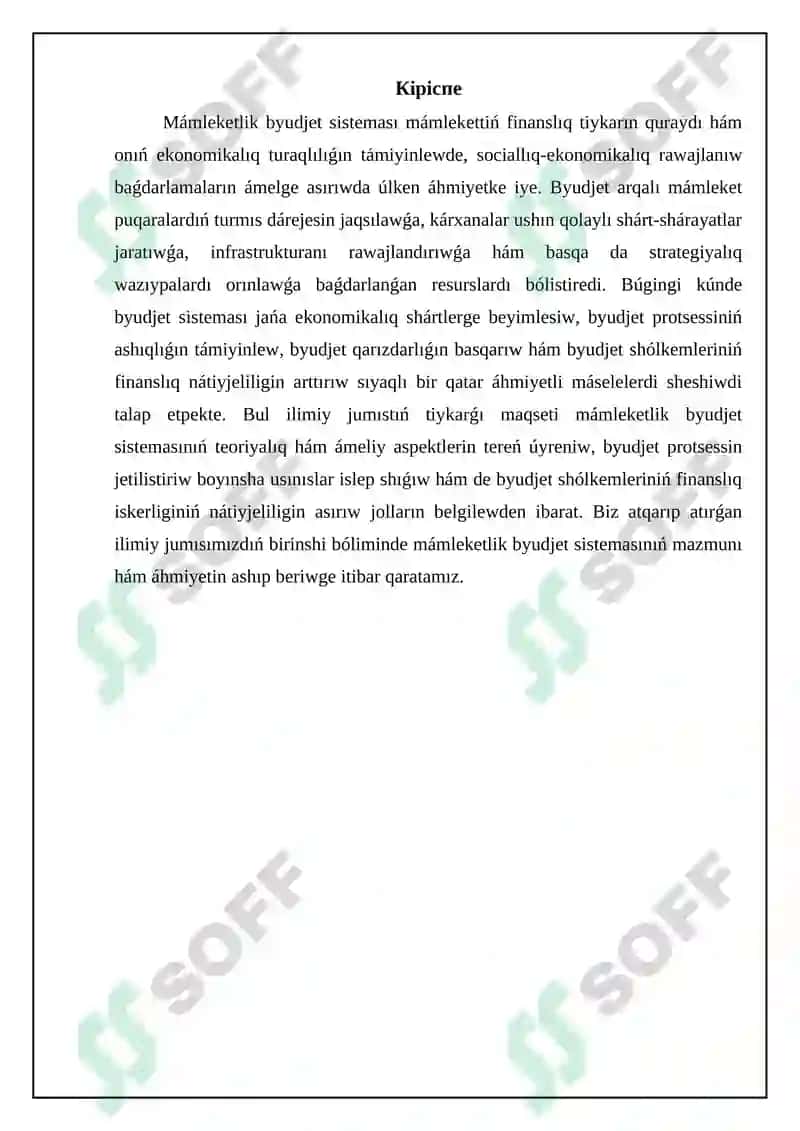 Mámleketlik byudjet sisteması 3