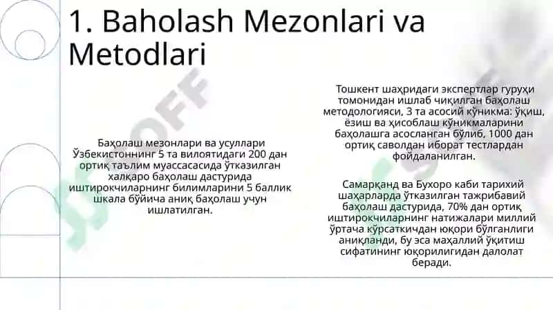Xalqaro baholash dasturi 3