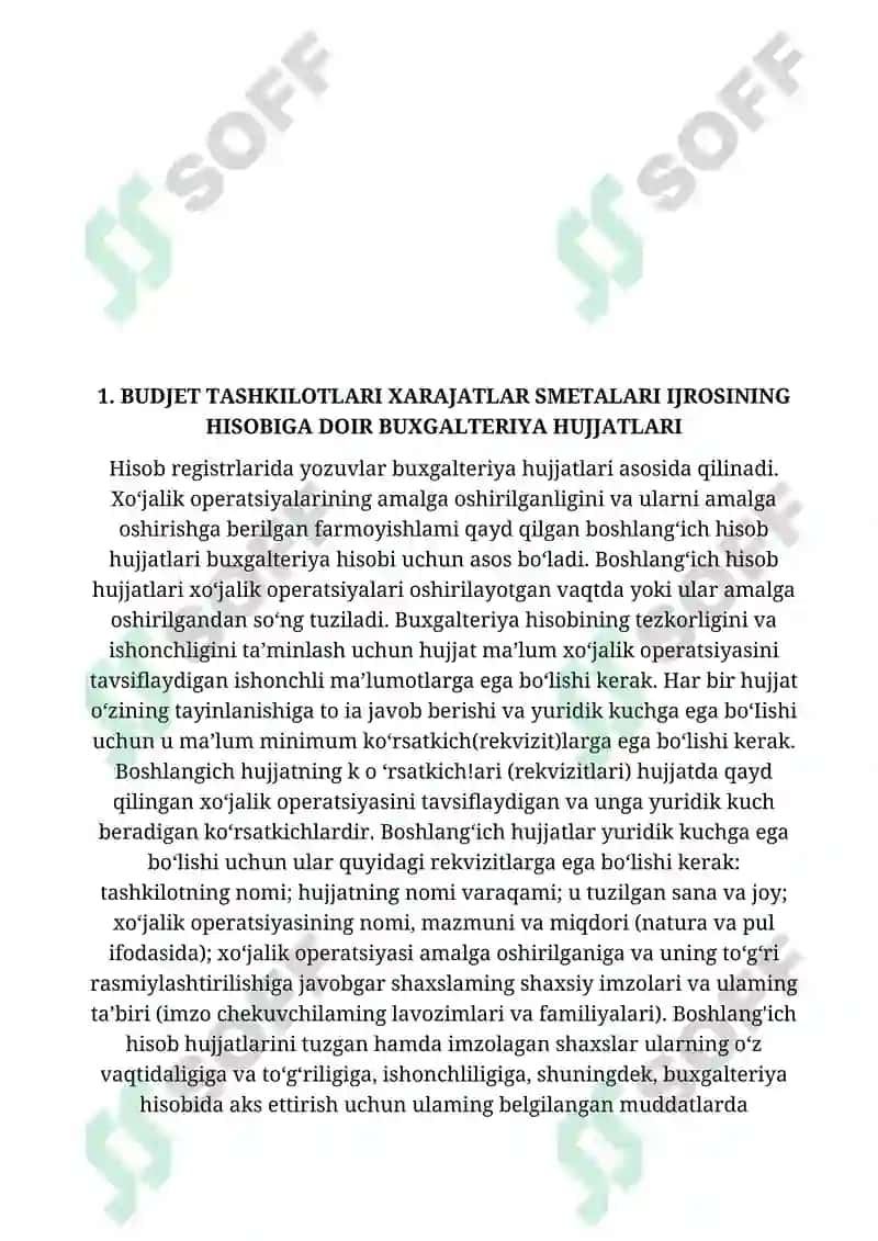 Budjet hisobi (amaliyot) 3