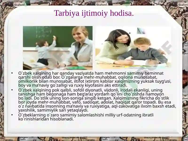 Tarbiya ijtimoiy hodisa 3