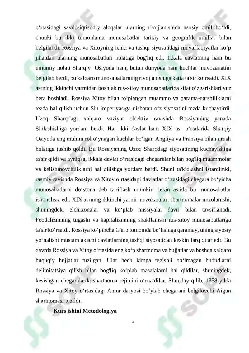 Rossiya va Xitoy munosabatlari 3
