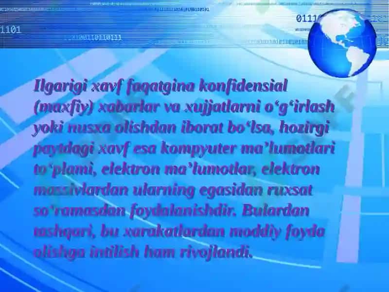 Axborot xavfsizligi 3