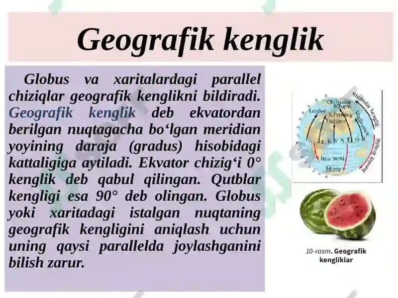 Geografik koordinatalar 3