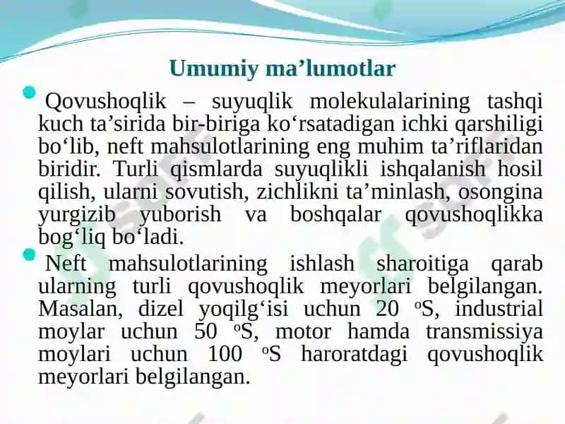 NEFTMAHSULOTLARINING KINEMATIK QOVUSHOQLIGINI ANIQLASH 3