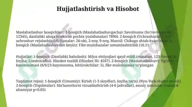Konsultatsiya bosqichlari 3