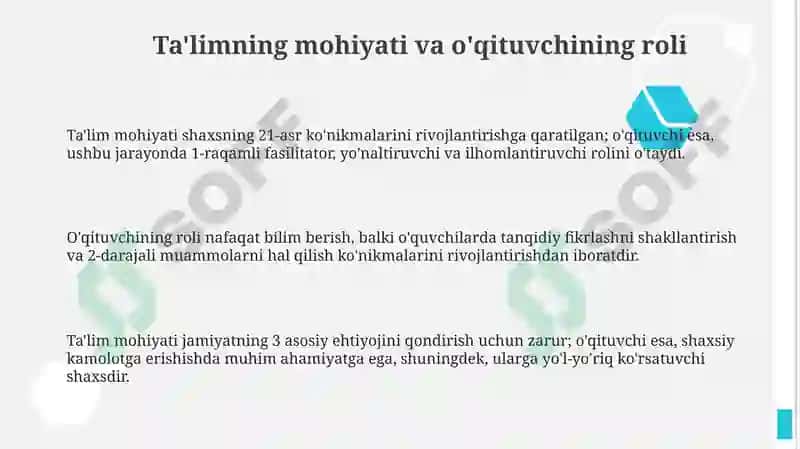Pedagogikakasbiningmohiyati 3