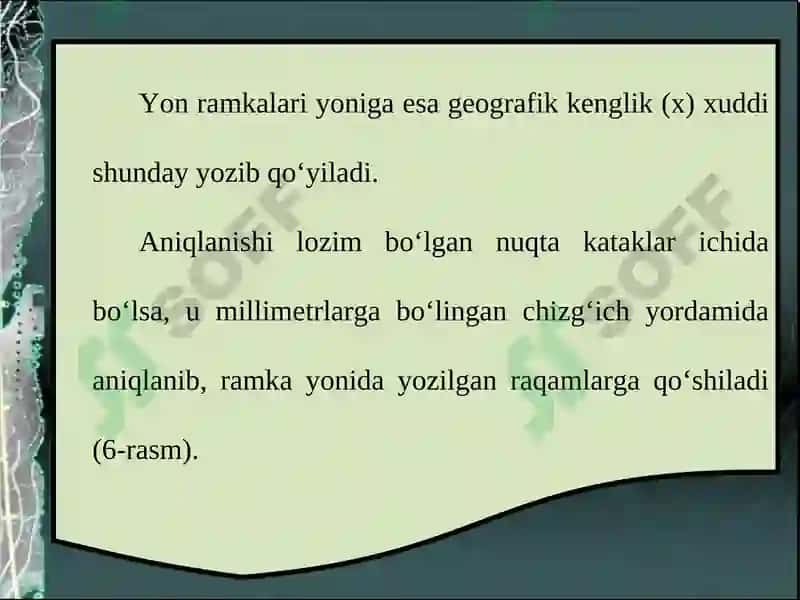 Topografik plan va xaritalar 3