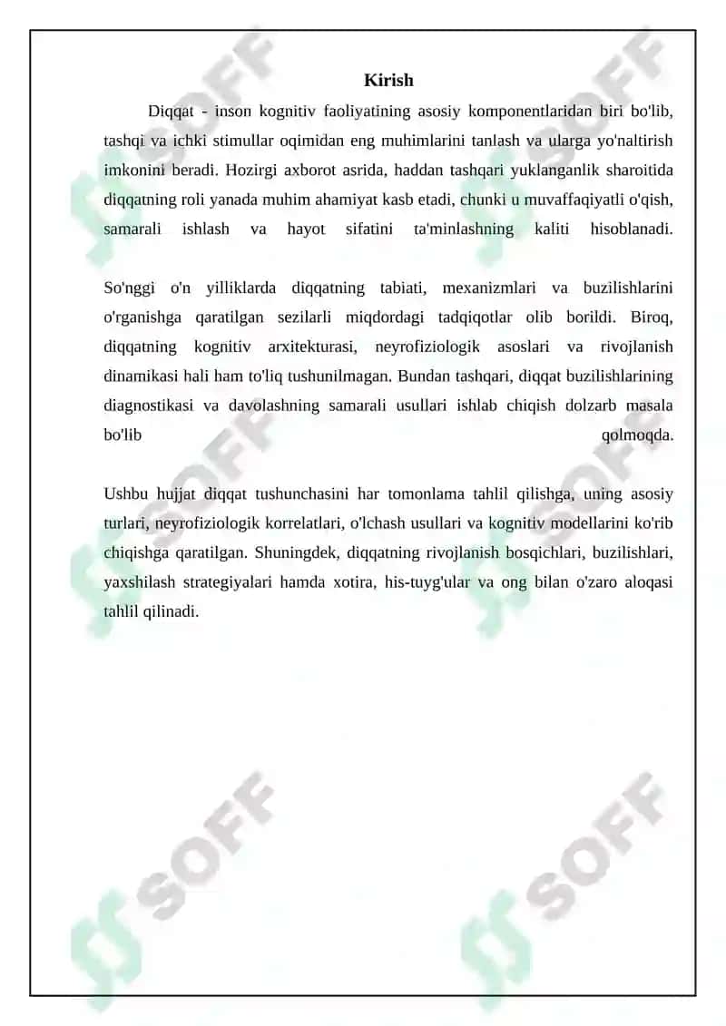 Diqqat haqida tushuncha 3
