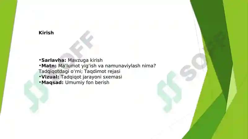 Ma'lumot yig'ish va namunaviylash 3