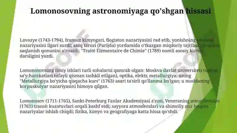 Lavozye'ning antiflogistik nazariyasi 3