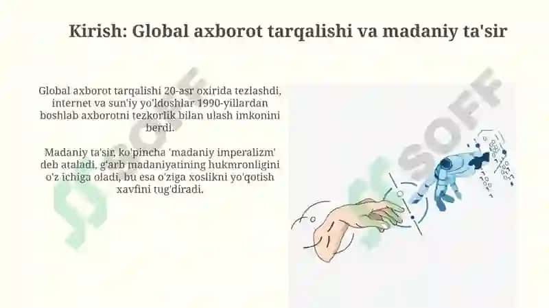 Global axborot tarqalishi va madaniy ta'sir 3